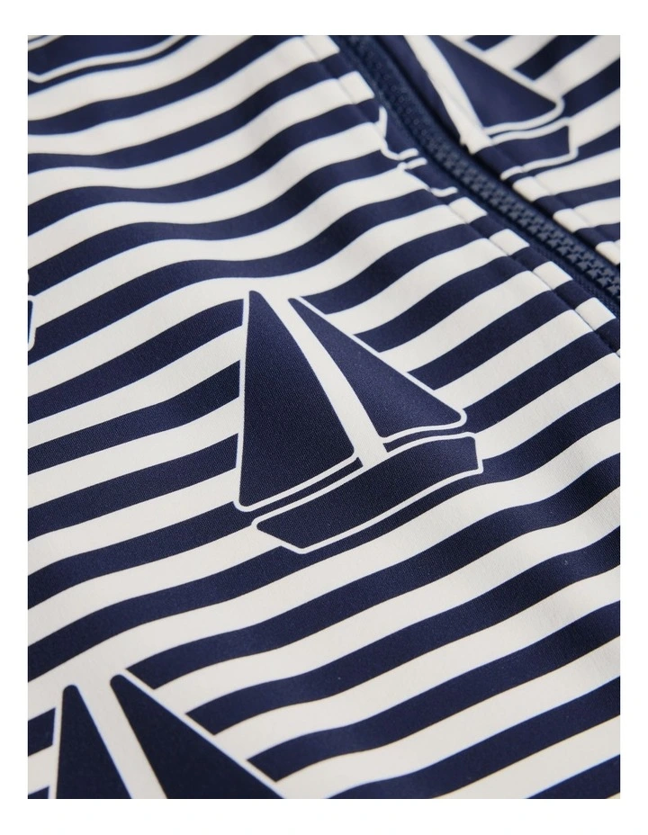 Swimsuit in Navy Stripe image 2