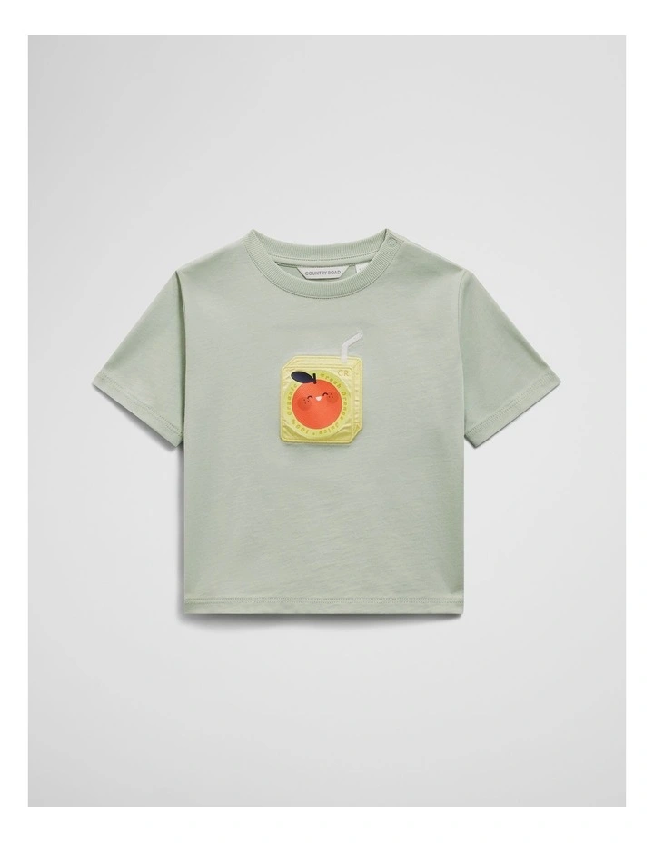 Short Sleeve Relaxed Fruit Box T-shirt in Saltbush image 1