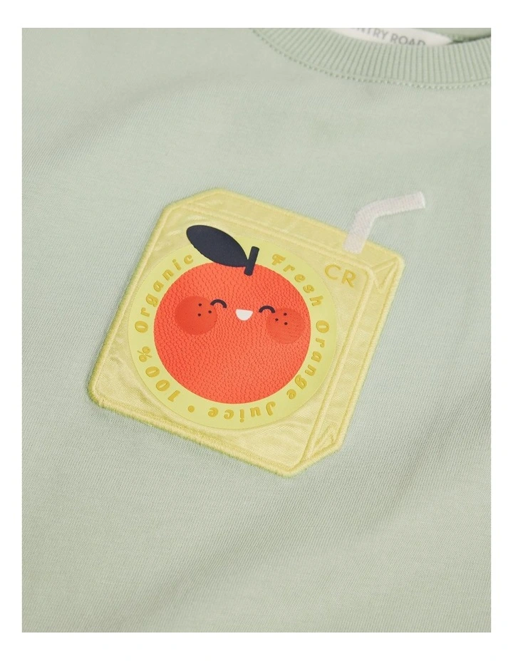 Short Sleeve Relaxed Fruit Box T-shirt in Saltbush image 2