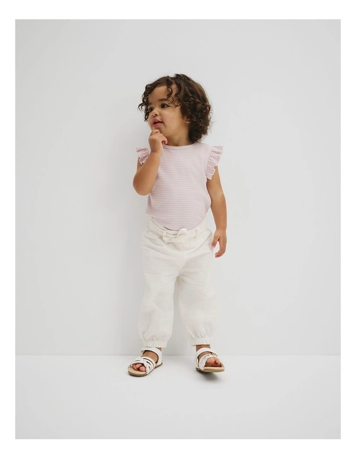Woven Cuff Pant in Marshmallow image 1