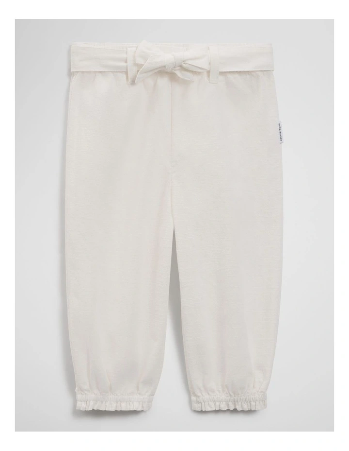 Woven Cuff Pant in Marshmallow image 2