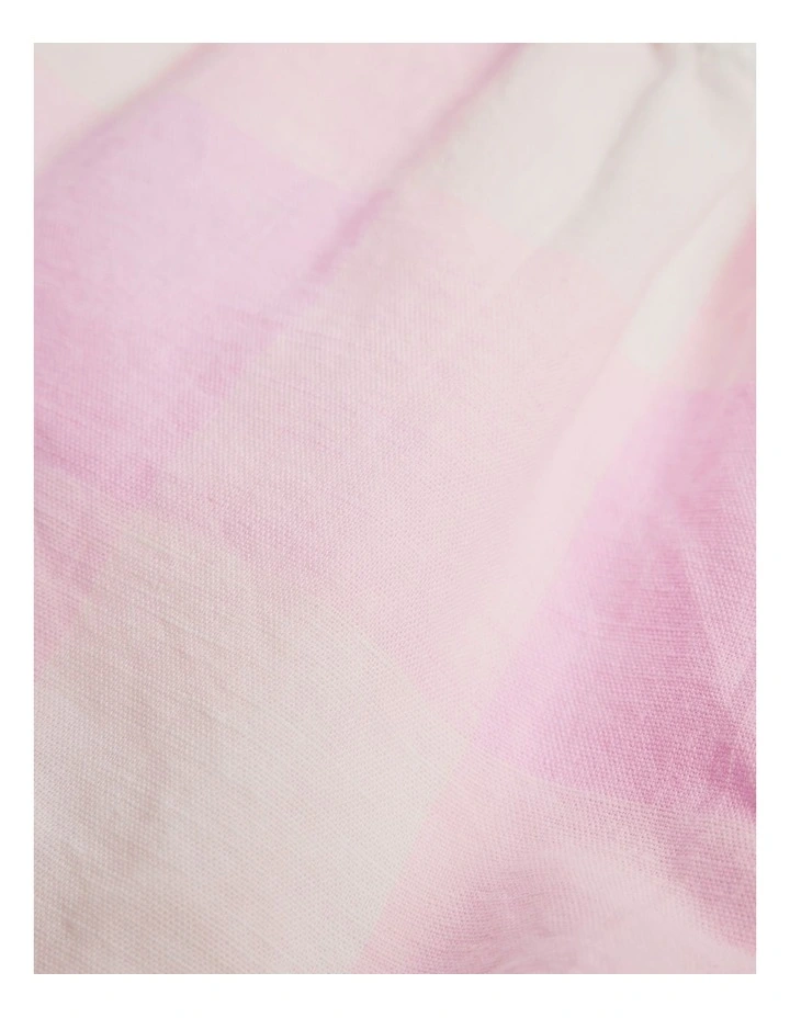 Gingham Short in Pink Lavender image 2