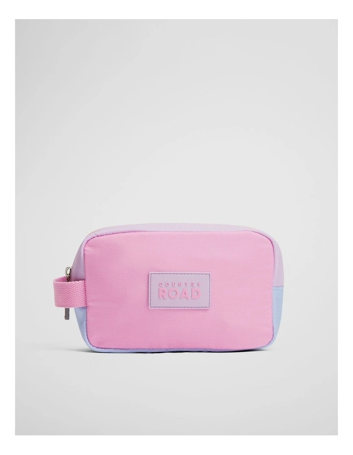 Ripstop Wash Bag in Peony image 1