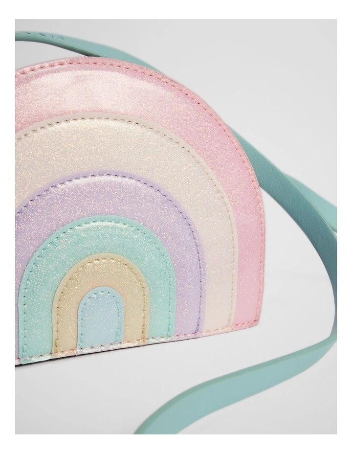 Rainbow Crossbody Bag in Pink Multi image 2