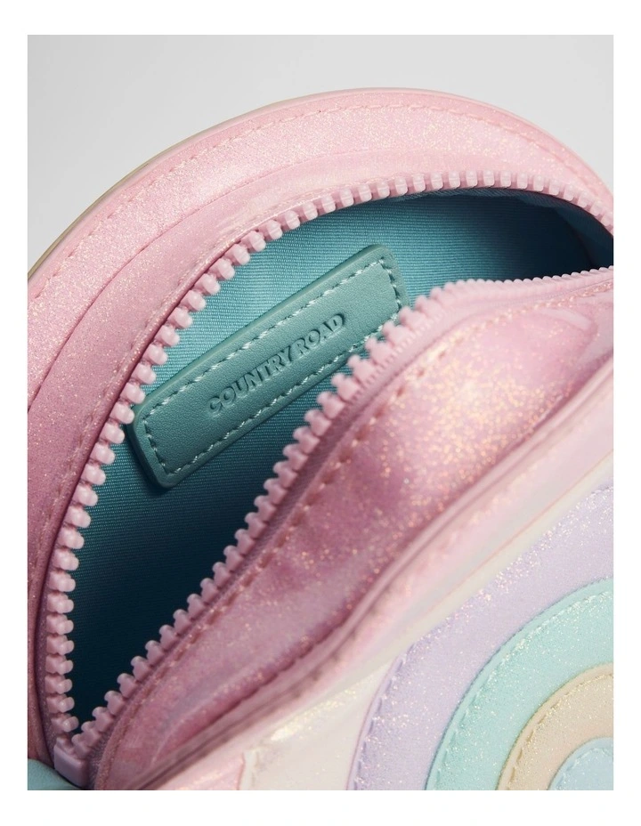 Rainbow Crossbody Bag in Pink Multi image 3