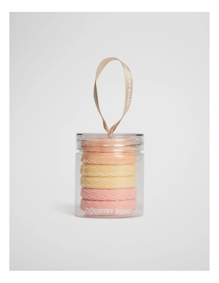 Hair Tie Pot in Lemon Sorbet image 1