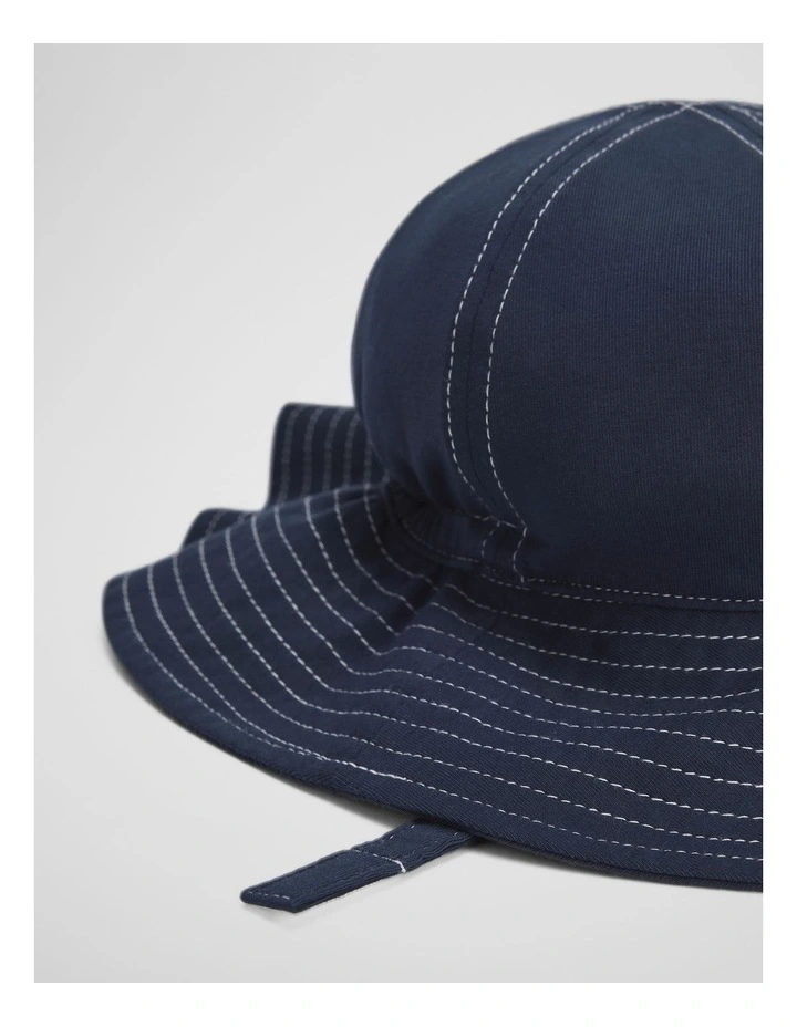 Baby Bucket Hat in Navy image 2