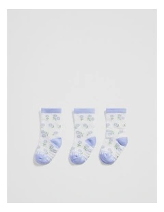 Flower Sock in Bluebell