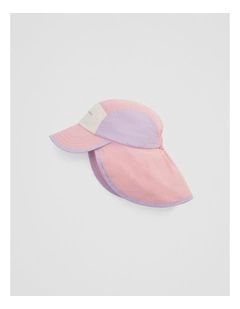 Baby Legionnaire Hat in Lavender Fog