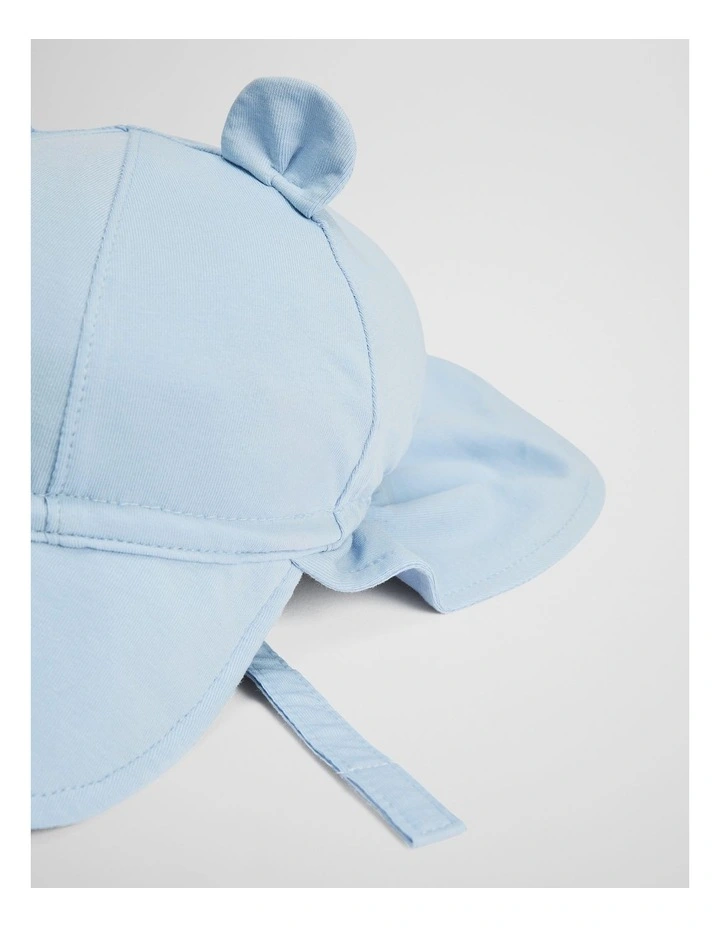 Baby Ear Sunhat in Soft Blue image 2