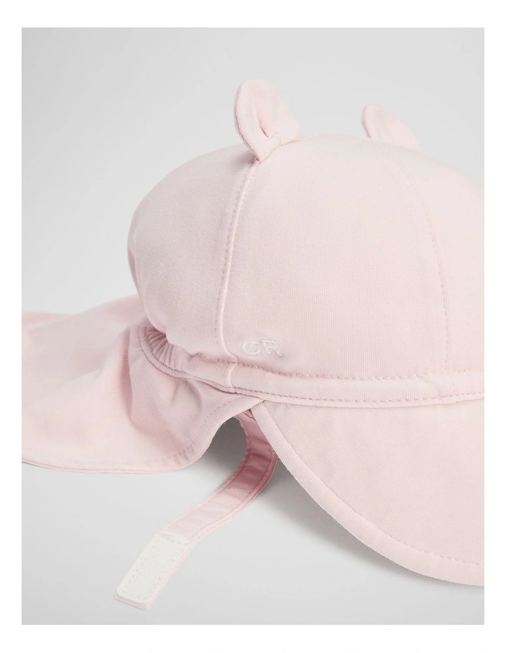 Baby Ear Sunhat in Cloud Pink image 2