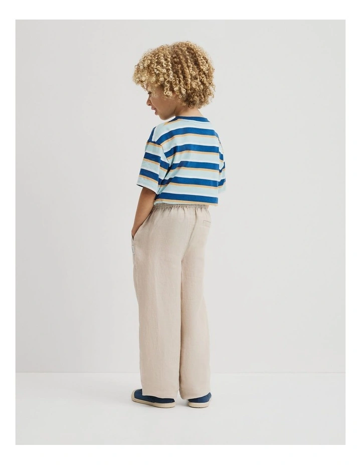 Linen Pant in Pebble image 5