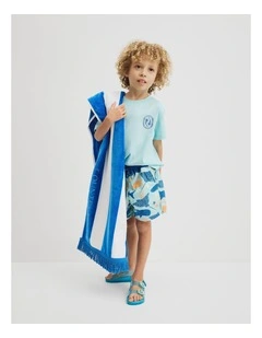 Volley Short in Reef Print
