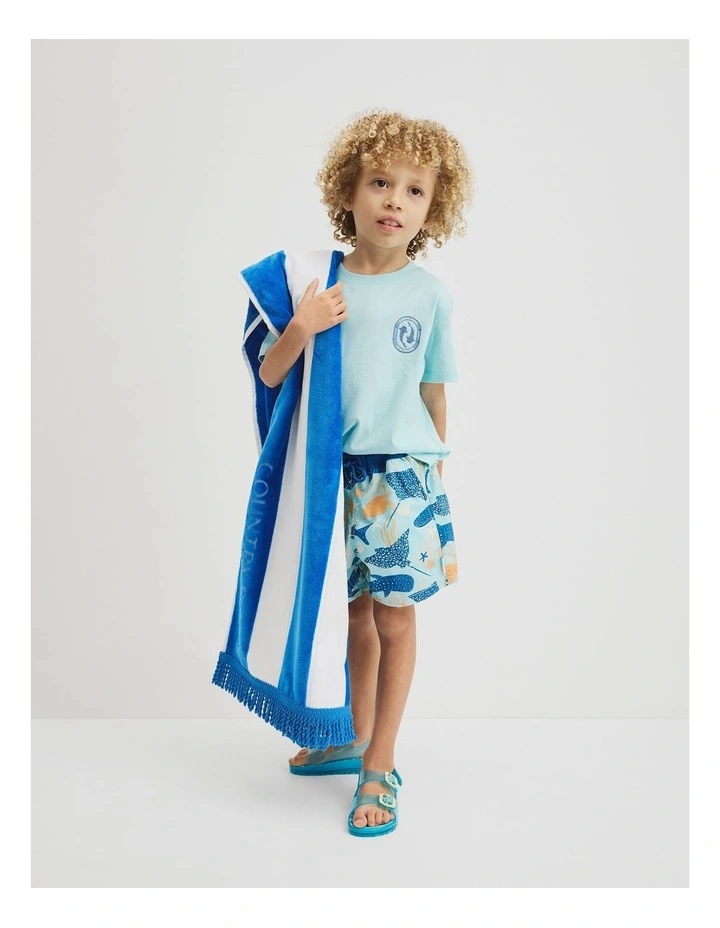 Volley Short in Reef Print image 1