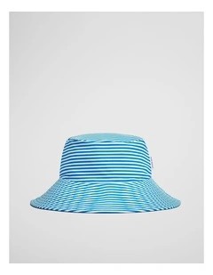 Reverse Swim Bucket Hat in Seaside Blue