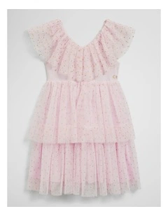 Sleeveless Tutu Dress in Cloud Pink