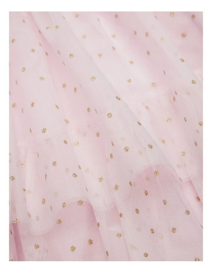 Sleeveless Tutu Dress in Cloud Pink image 2