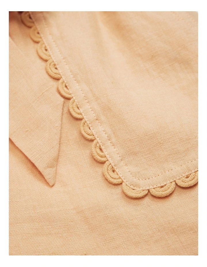 Paperbag Short in Pale Orange image 6