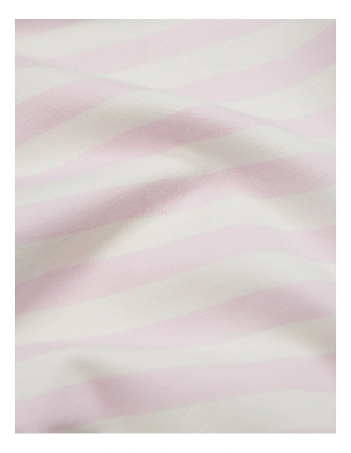Printed Bike Short in Cloud Pink Stripe image 2