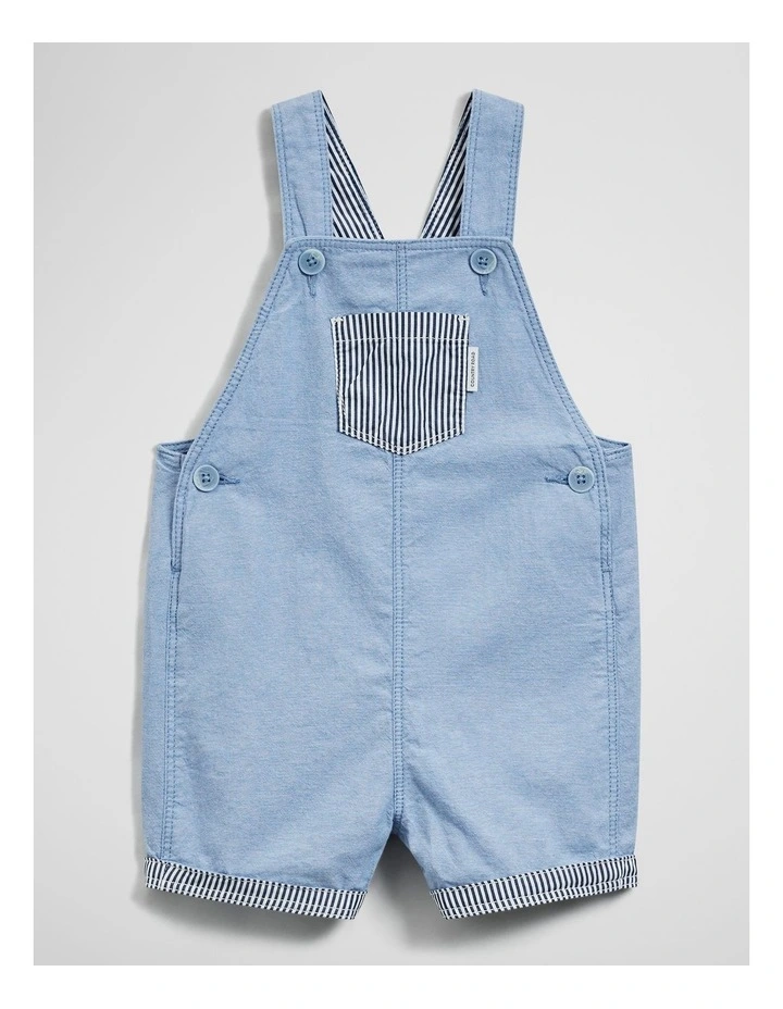 Chambray Overalls in Chambray image 2
