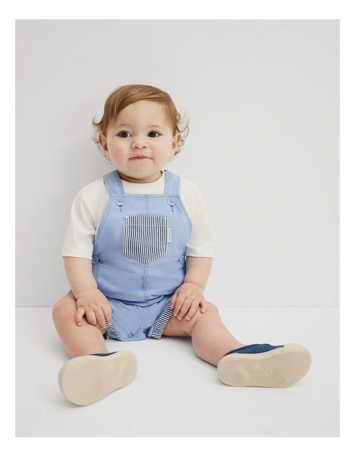 Chambray Overalls in Chambray image 4