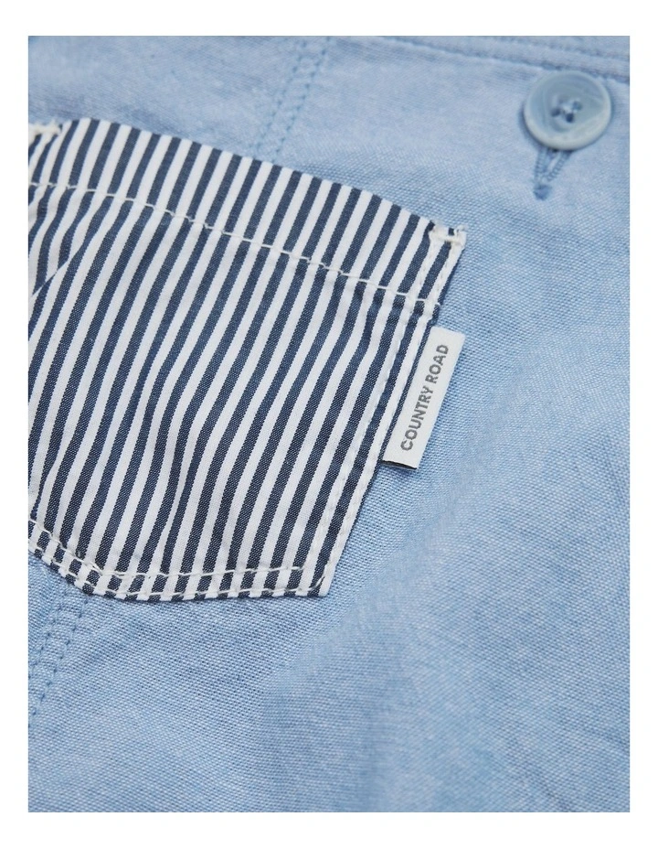 Chambray Overalls in Chambray image 6