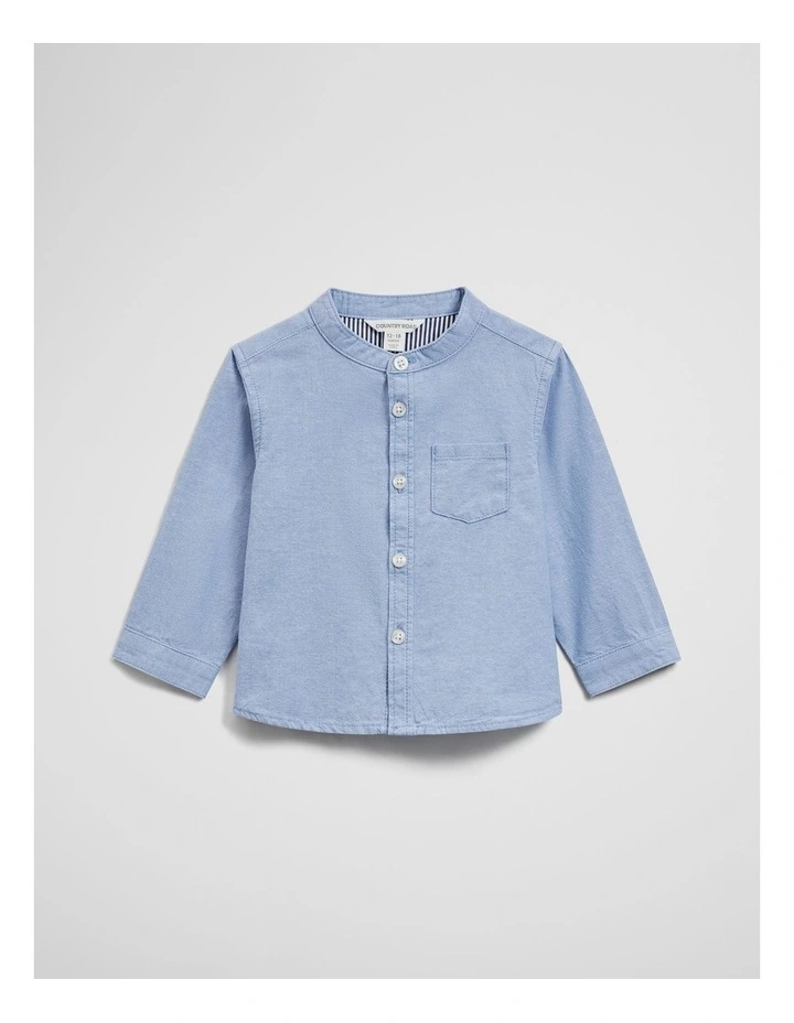 Long Sleeve Chambray Shirt in Chambray image 2