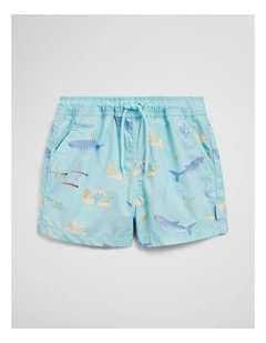 Volley Short in Reef Blue