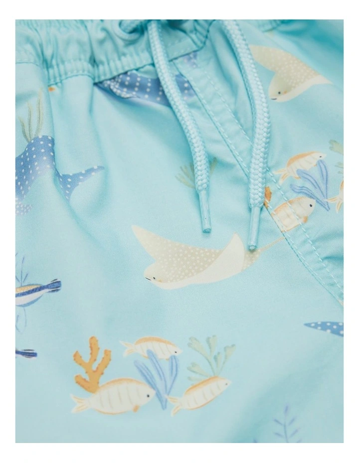 Volley Short in Reef Blue image 2