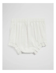 Ruffle Bloomer in Marshmallow