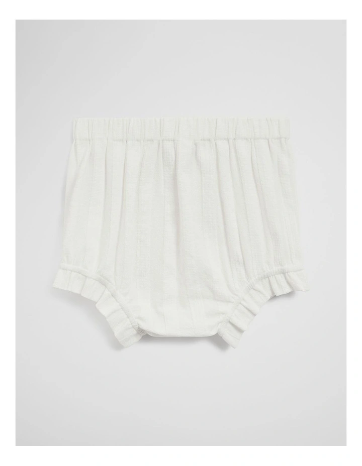 Ruffle Bloomer in Marshmallow image 1