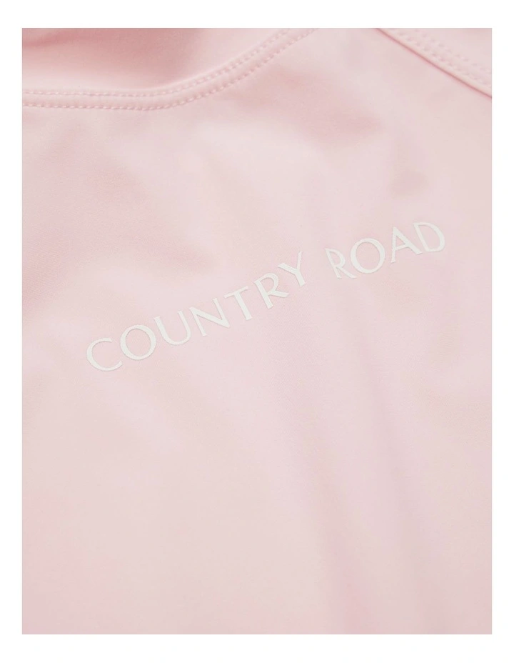 Long Sleeve Swim Rash Vest in Sweet Pink image 6