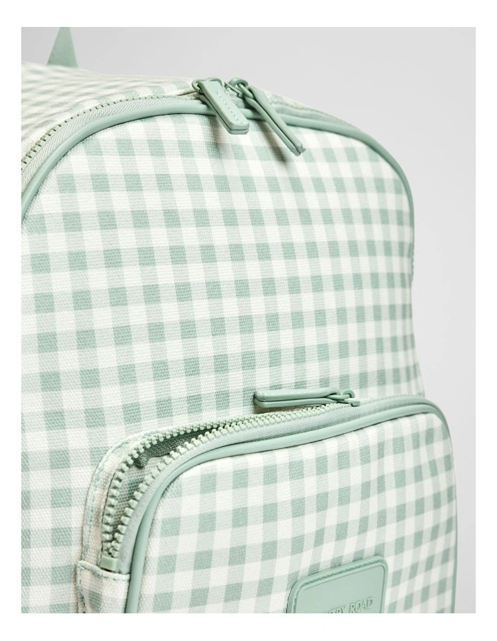 Gingham Backpack in Saltbush image 2