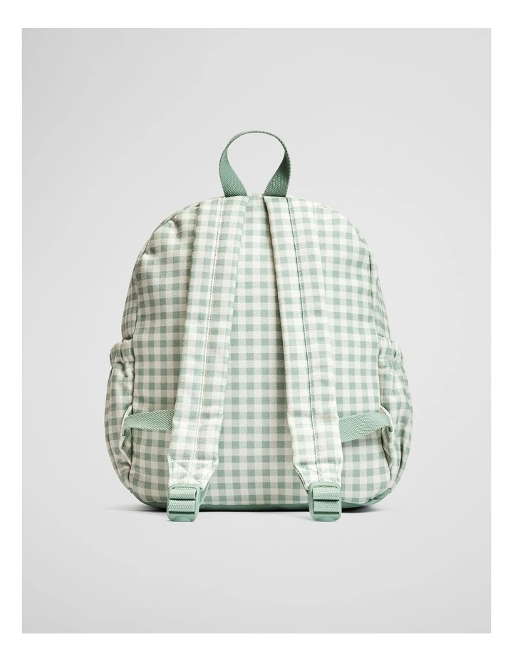 Gingham Backpack in Saltbush image 4