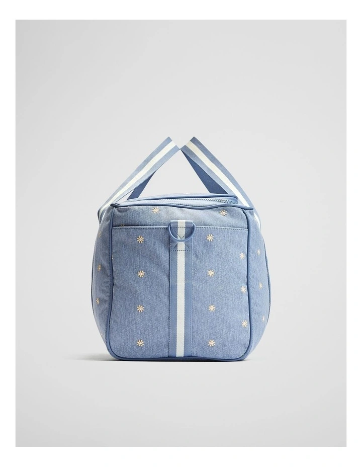 Flower Ditsy Weekender in Chambray image 4