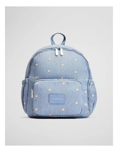 Flower Ditsy Backpack in Chambray