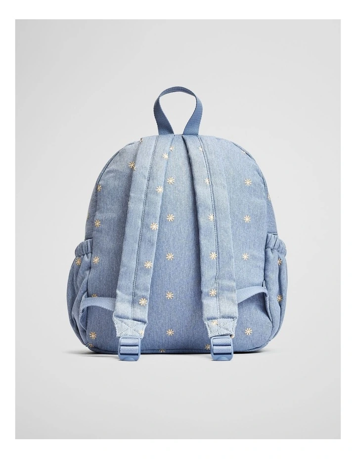 Flower Ditsy Backpack in Chambray image 4