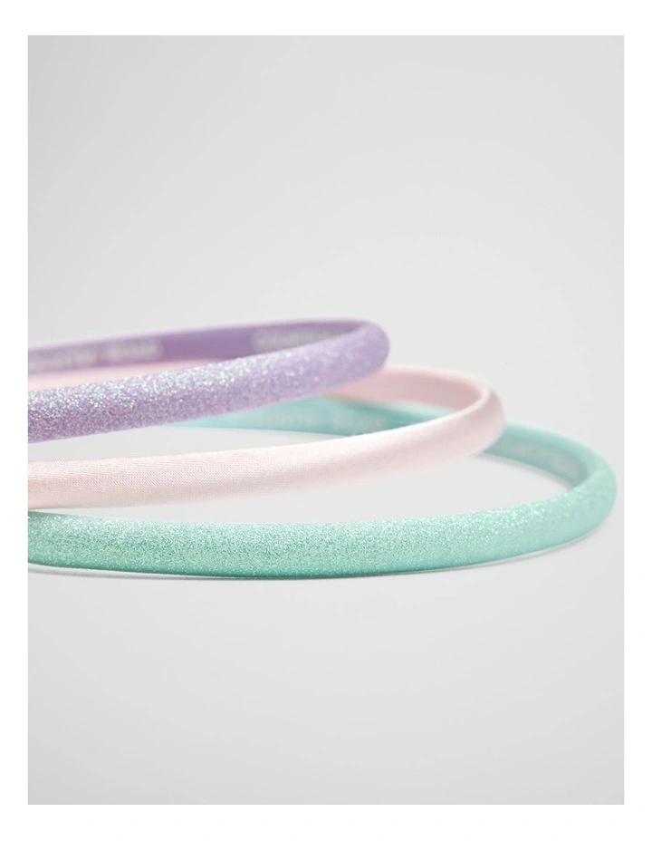 Headband Pack Of 3 in Lavender image 2
