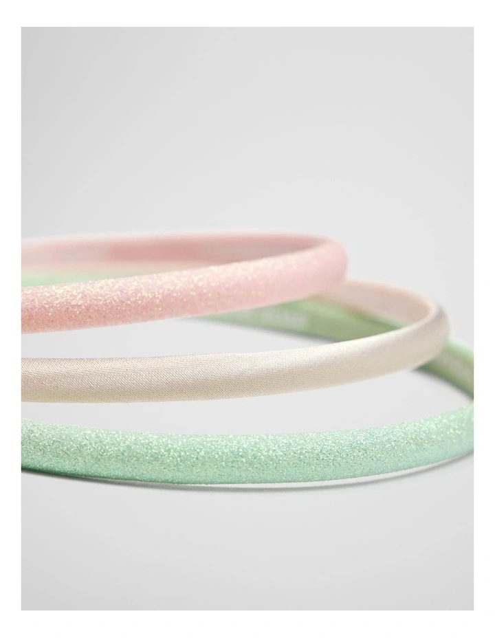 Headband Pack Of 3 in Lime Green image 2