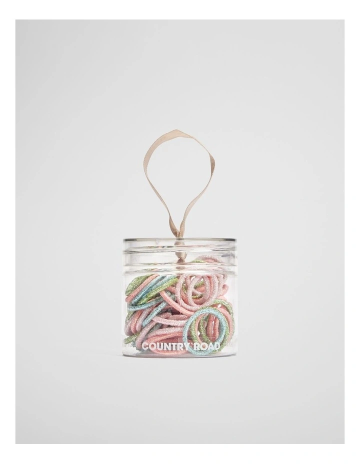 Mini Hair Tie Pot in Lime Green image 1