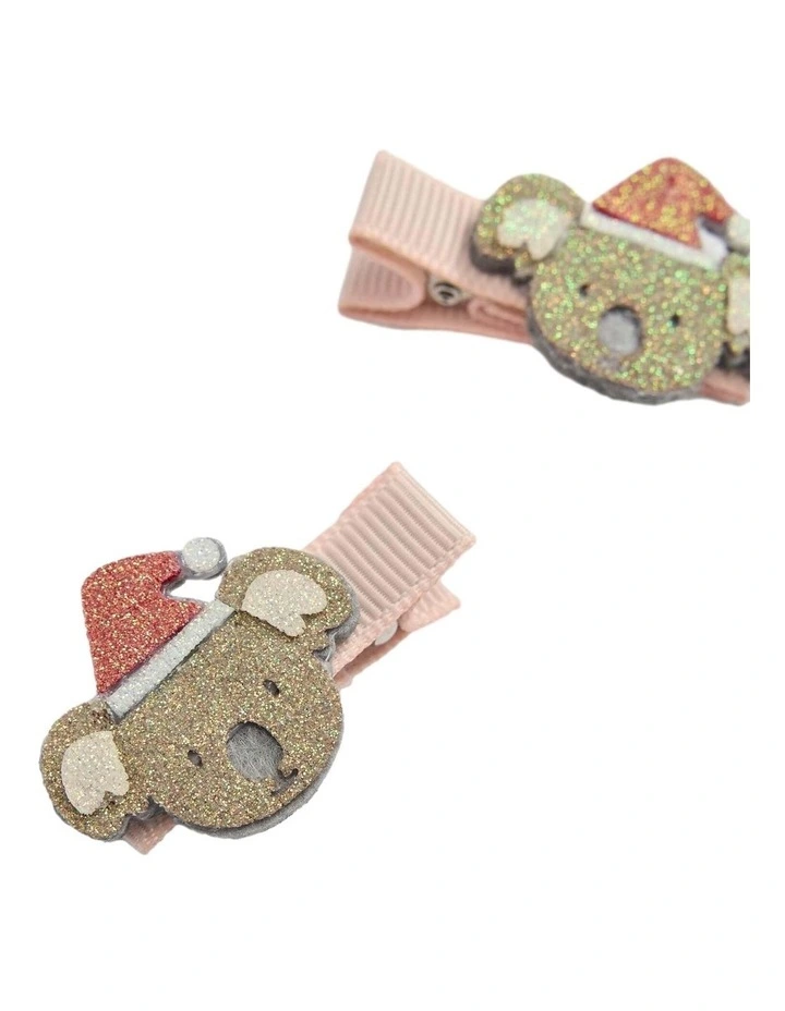 Shimmer Christmas Clip Pack in Blush image 2