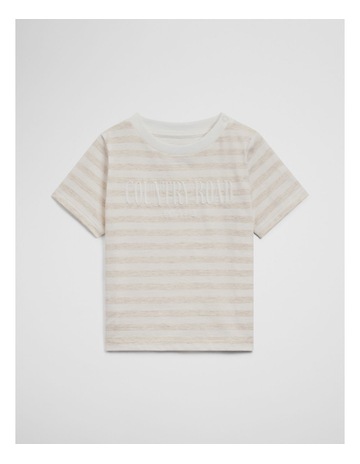 Oatmeal Marle Stripe colour