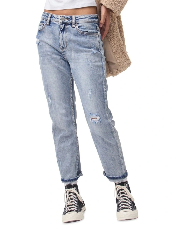 Geri Girlfriend Jean in Pale Indigo image 1