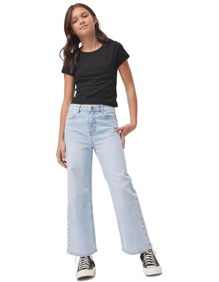 Hailey Wide Leg Jean in Byron Blue image 1