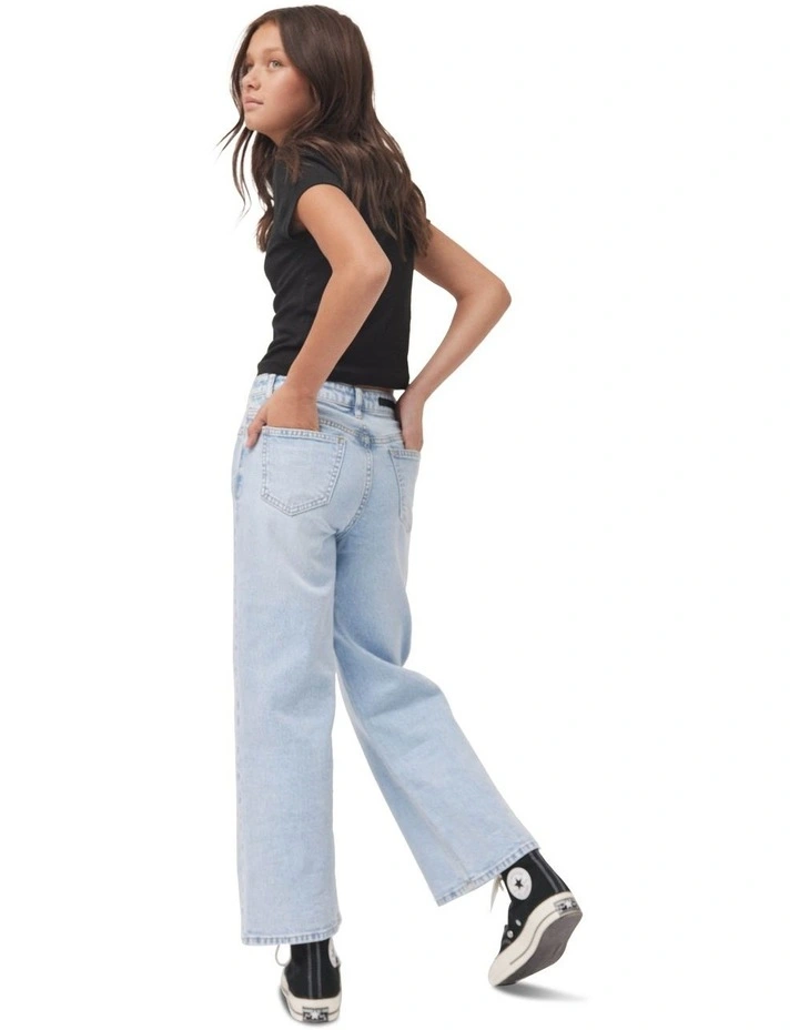 Hailey Wide Leg Jean in Byron Blue image 2