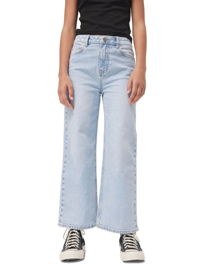Hailey Wide Leg Jean in Byron Blue image 3