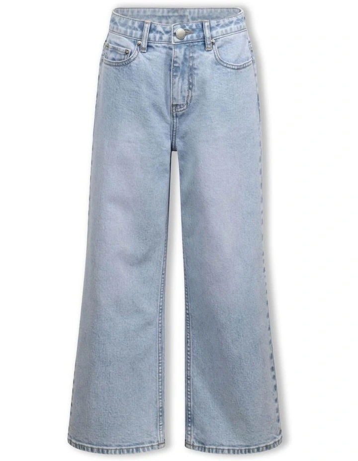 Hailey Wide Leg Jean in Byron Blue image 5