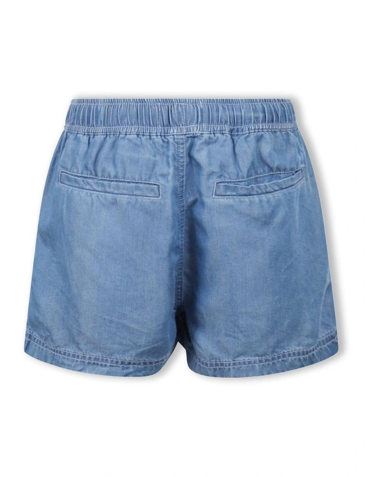 Ivy Pull On Short in Chambray image 6