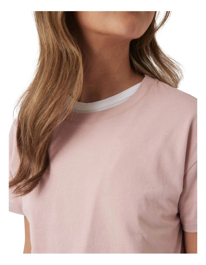 Classic Tee in Blush image 3