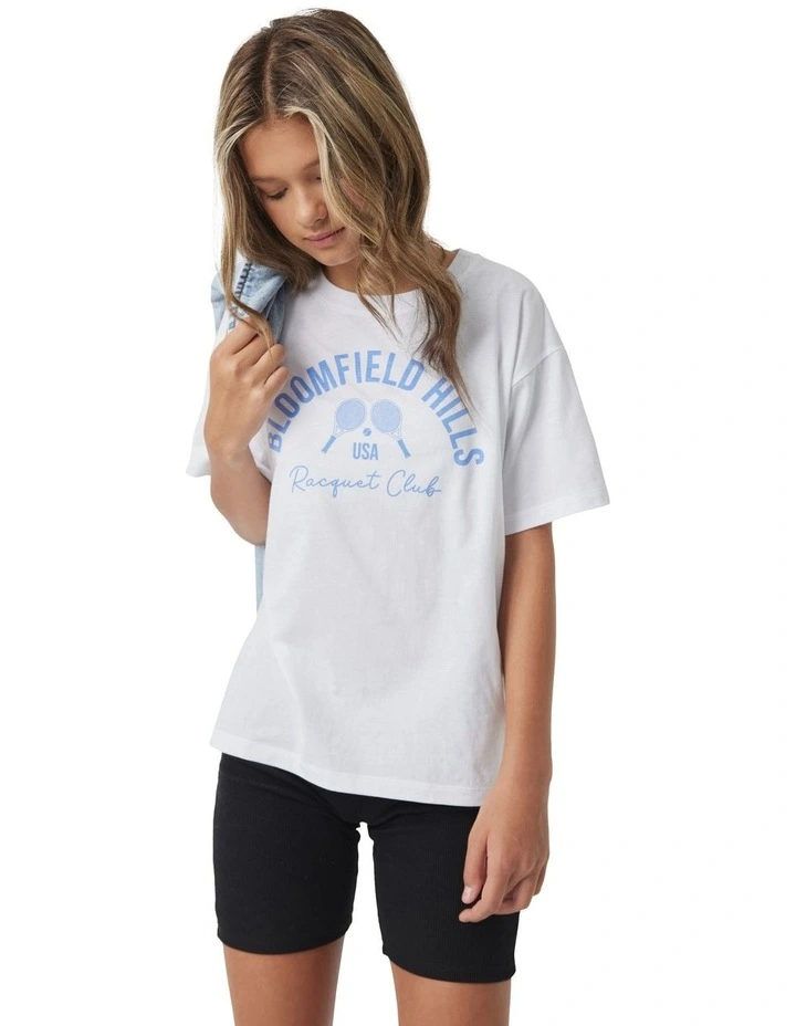 Bloomfield Hills Tee in White image 2